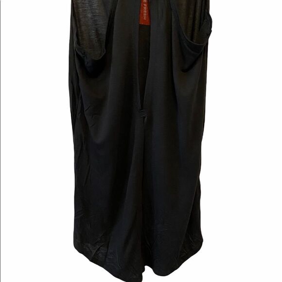 NWT JOE FRESH Black Racerback Cut Out Light Tank - Picture 5 of 8